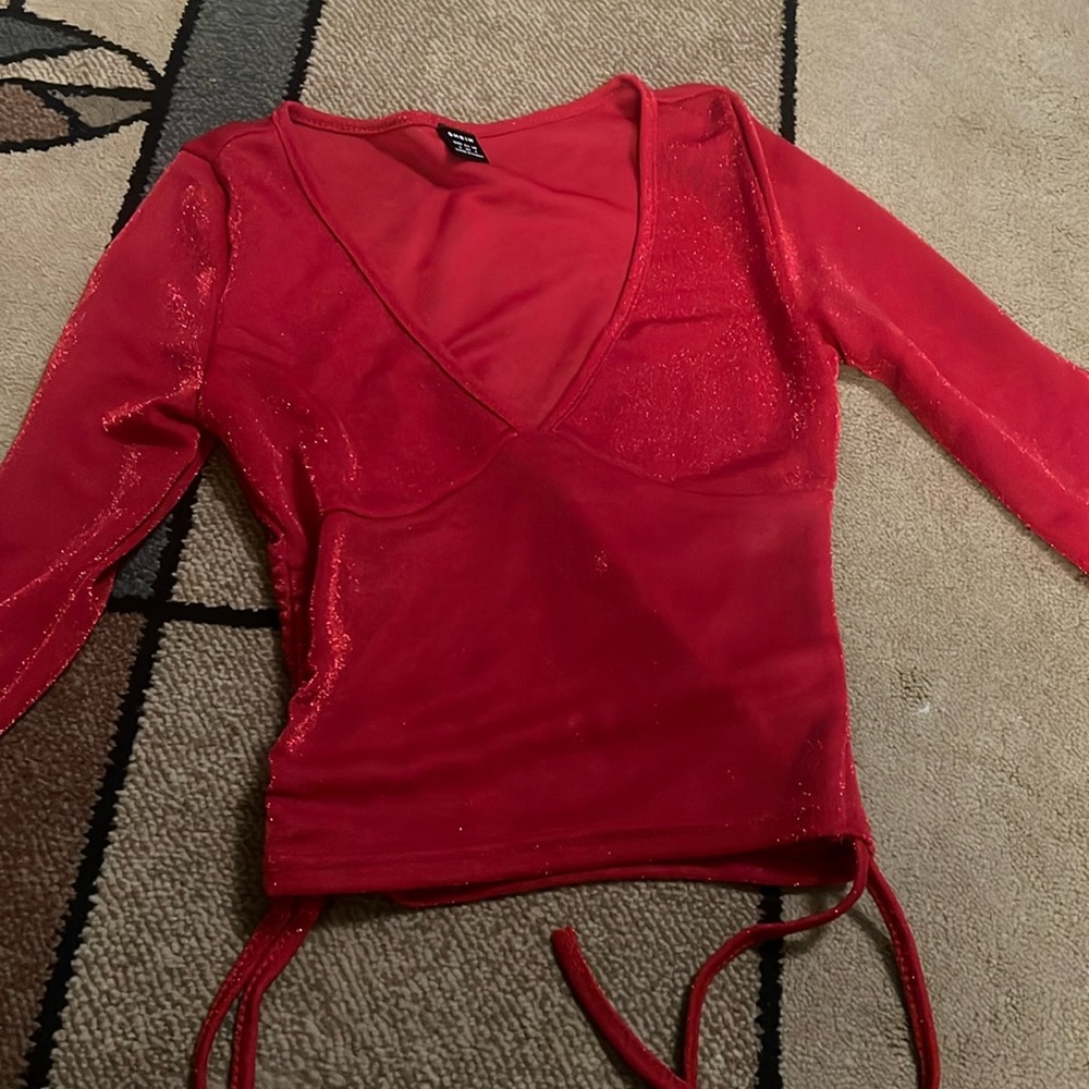 Glitter top from shein, size small, new without tags